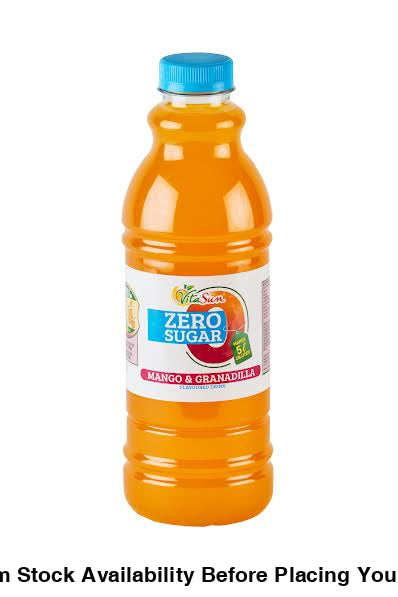 Vita Sun 9 X 1L Mango and Granadilla Zero Sugar (Sold 9 X 1 L Per Case) Vita Sun Mango and Granadilla Zero 1L