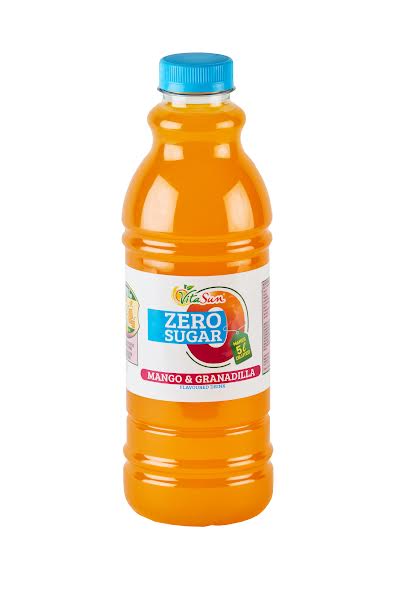 Vita Sun 9 X 1L Mango and Granadilla Zero Sugar (Sold 9 X 1 L Per Case) Vita Sun Mango and Granadilla Zero 1L