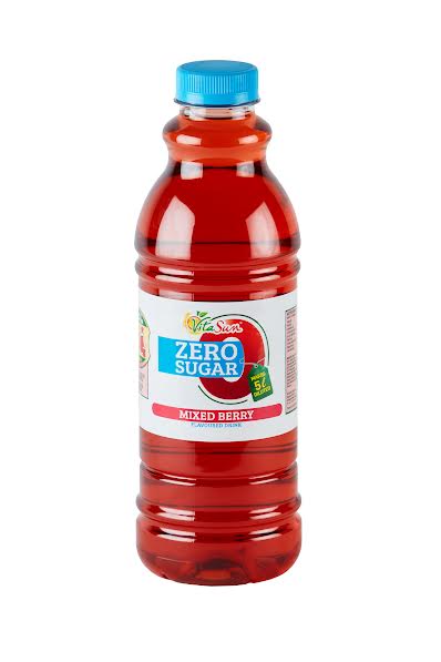 Vita Sun 9 X 1L Mixed Berry Zero Sugar (Sold 9 X 1 L Per Case) Vita Sun Mixed Berry Zero 1L