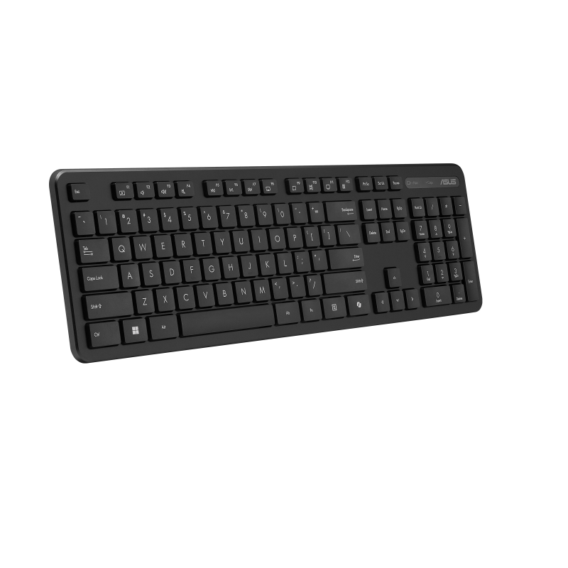 ASUS Keyboard and mouse|Wireless CW100 KB and Mouse|2.4 GHz connectivity|Black