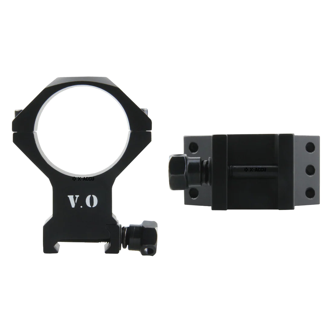 X-ACCU 35mm High Profile Scope Rings - Guards On Duty Shop