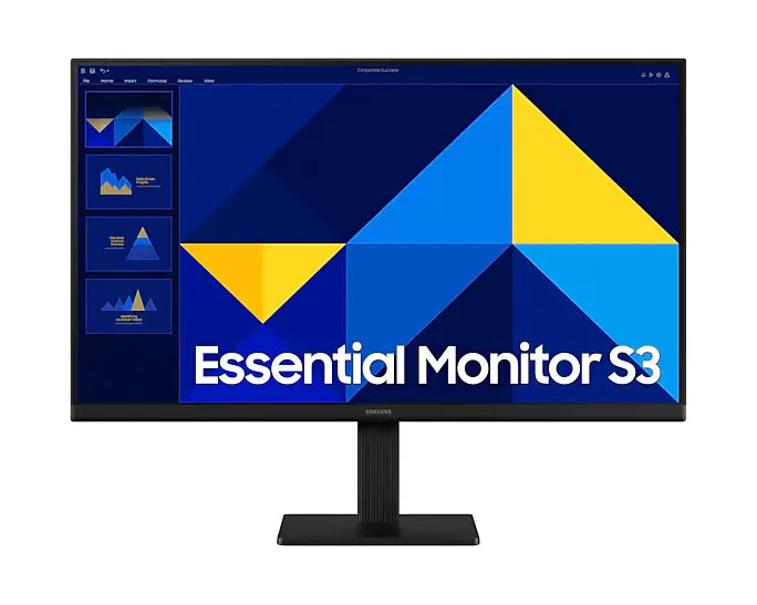 SAMSUNG VALUE S30GD FLAT 27" DISPLAY IPS RESPONSE: 5 GTG AR: 16:09 RESOLUTION: 1,920 X 1,080 (FHD) RR: 100HZ HDMI (X1), DP SPEAKER: NO POWER SUPPLY: EXTERNAL TILT: YES SWIVEL: NO PIVOT: NO HEIGHT ADJUST: NO VESA: YES ACCESSORIES: HDMI CABLE, POWER SUPPLY - Guards On Duty Shop & Security Guards