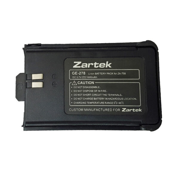 Zartek GE-278 Spare Li-ion battery 3.7V 1600mAH