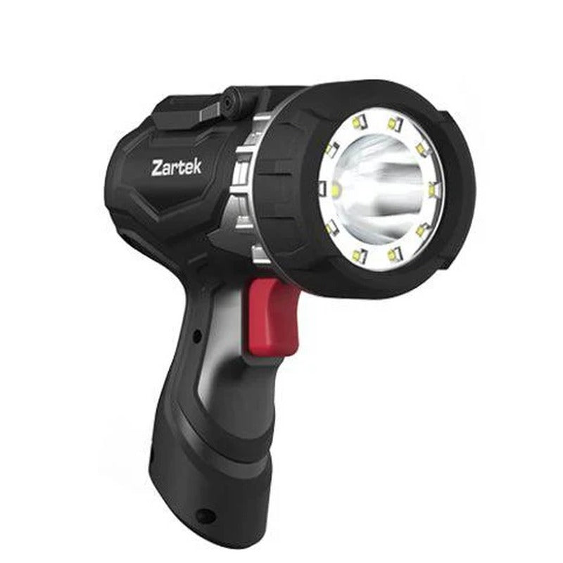 Zartek ZA-468 LED Spotlight 2200 Lumen with Worklight 1100 Lumen USB-C Powerbank IP65