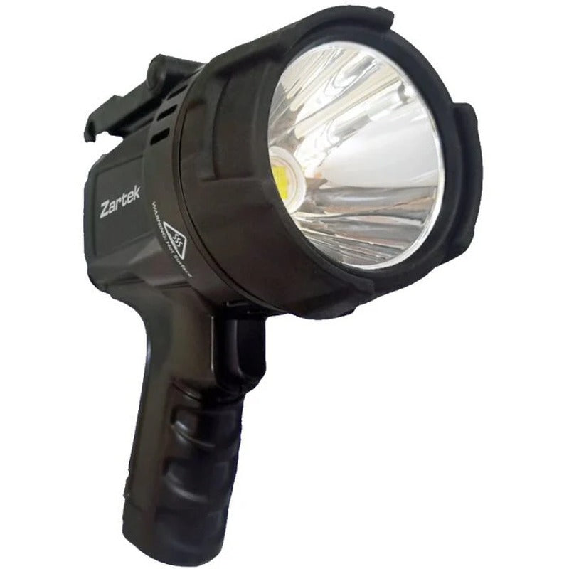 Zartek ZA-476 Extreme Mega Bright Spotlight 6300 Lumen XHP110 LED USB-C IP67 with Red Lens