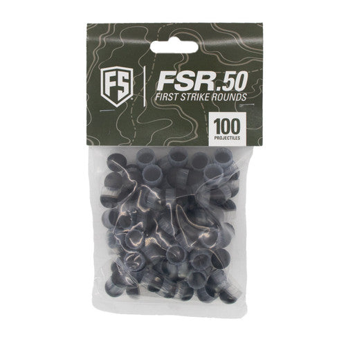 First Strike FSR .50 Cal Rubber Tip Rounds - 100ct (RNS35302)