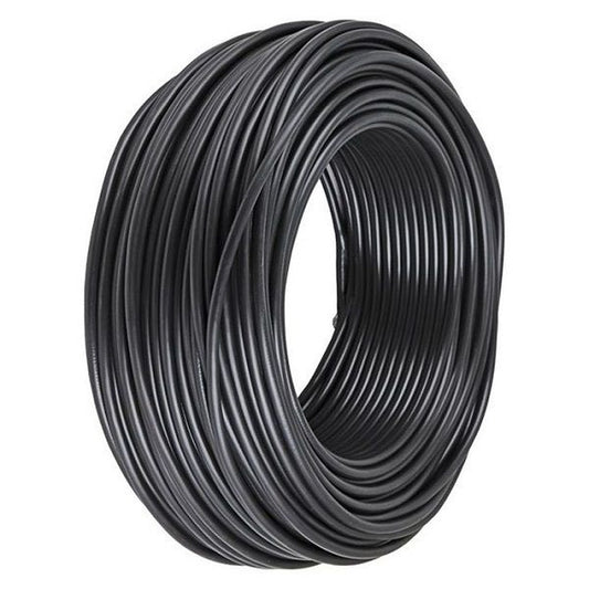 0.5mm 2 Core Cabtyre Black P/m
