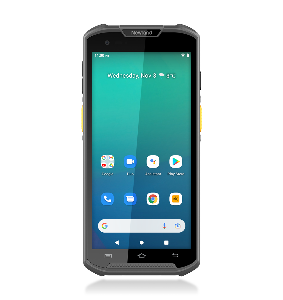 Newland-''MT9356 Megattera Pro Mobile Computer with 5.5'''''''' touchscreen; Angled Scanner 2D CMOS Mega Pixel imager with Laser