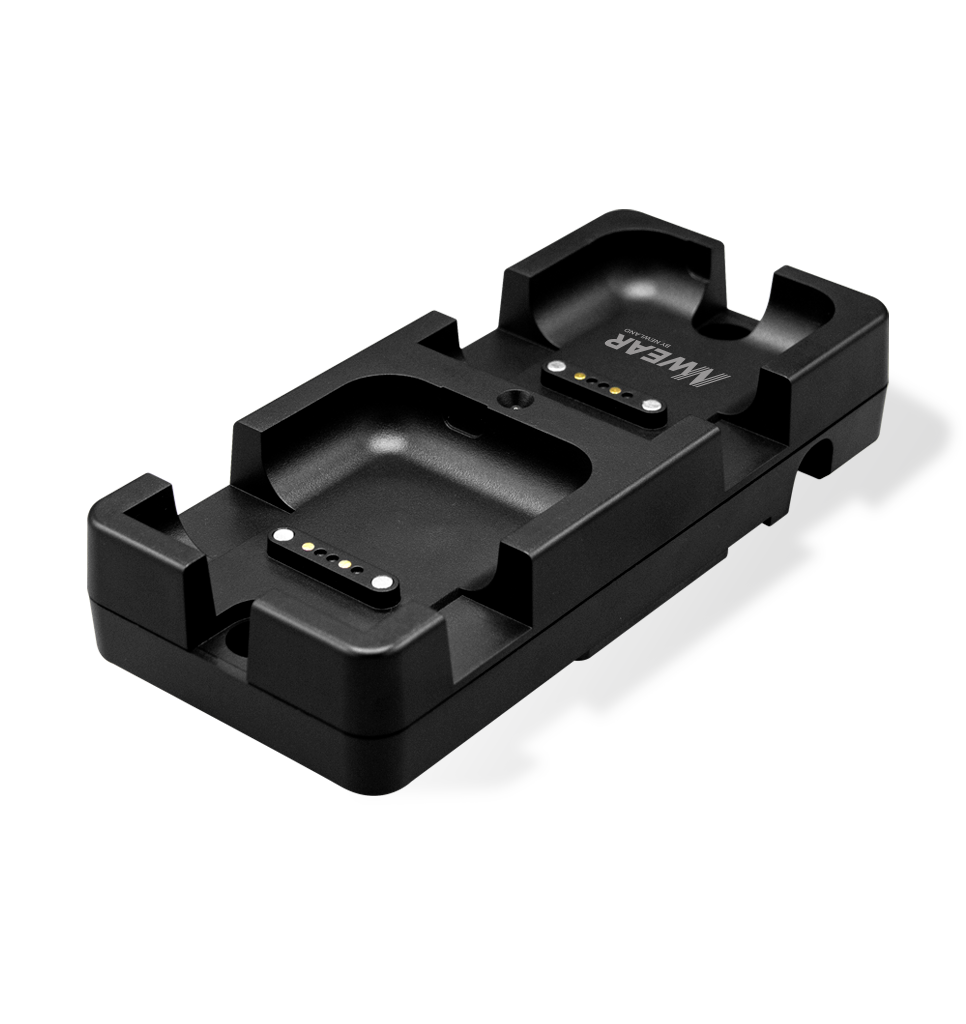 2 slot charging for WD2 includes USB-C cable (up to 5 Cradles can be linked to create multi dock solution)
