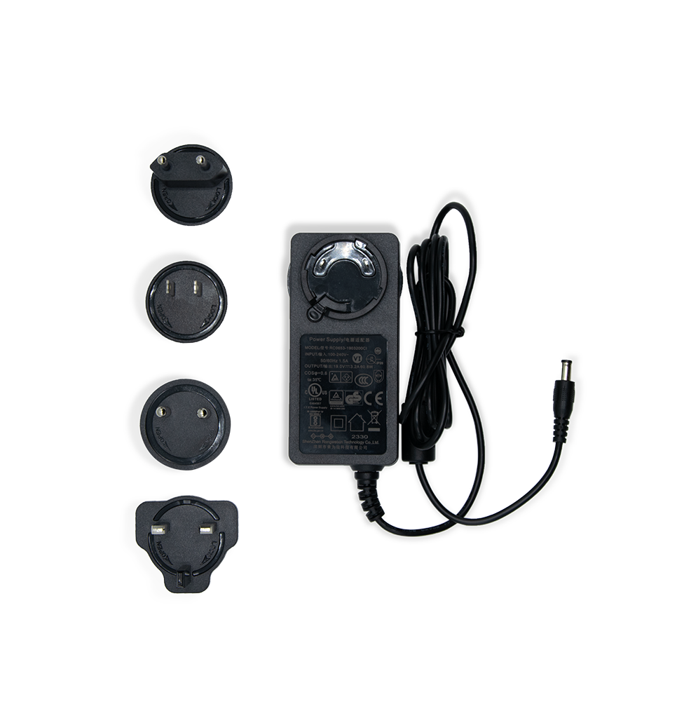 Newland Multi-plug adapter (EU/UK/US/IN); 19V/3.2A for BS8080; CD50; CDN7-C and NLS-MCD9350-01 / NLS-MCD95-1C (up to 4 daisy cha