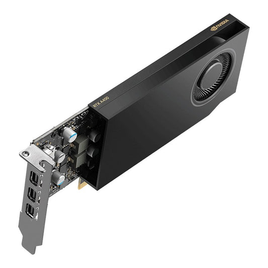 PNY NVIDIA QUADRO A400 PCI-Express 4.0 x16 ; 4 GB GDDR6 64-bit; 4x Mini DP 1.4 ; LOW PROFILE; 50W