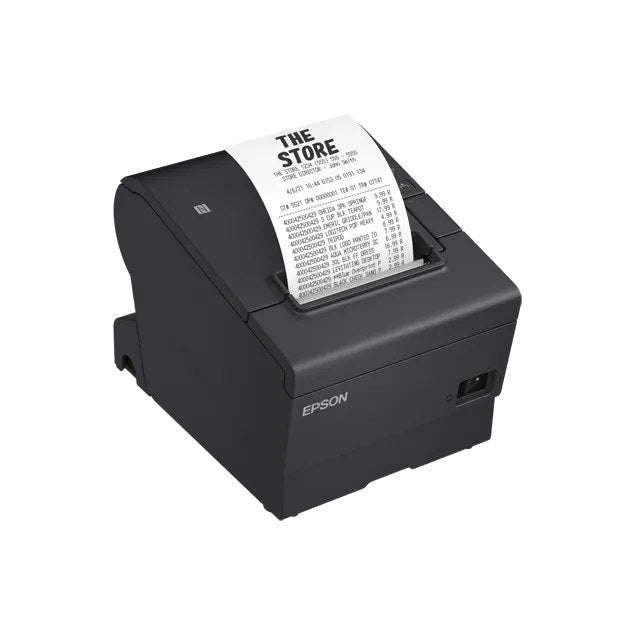 C31CJ57112 Epson TM-T88VII USB Ethernet Serial PS Black EU USB Ethernet interface.