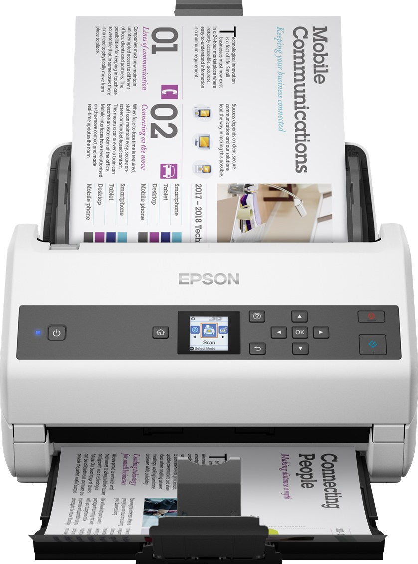 Epson 65ppm A4 SheetFeed USB3 7000 Pages Daily Single Pass Dual Scanning (A3 with Stitching Function)