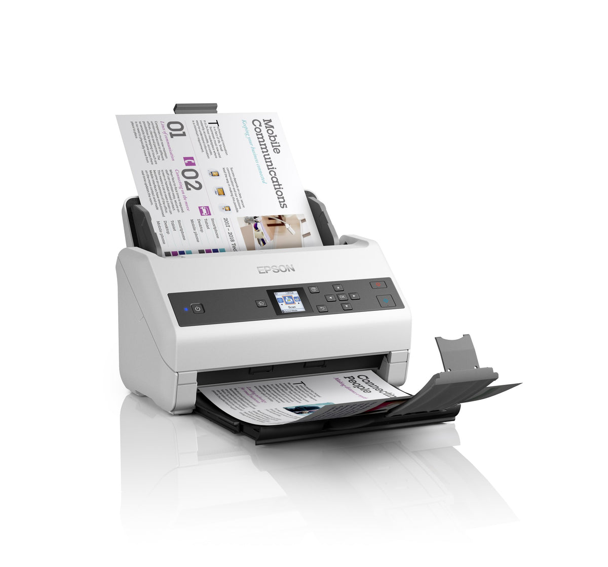 Epson 65ppm A4 SheetFeed USB3 7000 Pages Daily Single Pass Dual Scanning (A3 with Stitching Function)