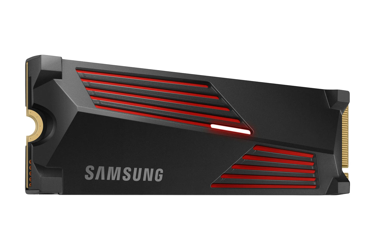 SAMSUNG 990 PRO 4 TB NVME SSD W/HEATSINK - READ SPEED UP TO 7450 MB/S, WRITE SPEED TO UP 6900 MB/S, RANDOM READ UP TO 1400000 IOPS, RANDOM WRITE UP TO 1550000 IOPS, PCIE 4.0 X4, NVME 2.0, V-NAND 3BIT MLC; IN-HOUSE CONTROLLER, 2GB LOW POWER DDR4, 2400TBW 5 - Guards On Duty Shop & Security Guards