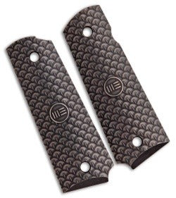 WE Knife Full Size 1911 Gun Handle Grips (Bronze) A-06A