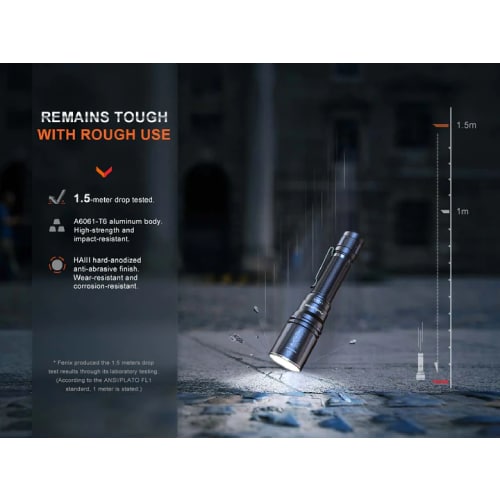 Fenix Flashlight HT30R White Laser 500 Lumens - Rechargeable