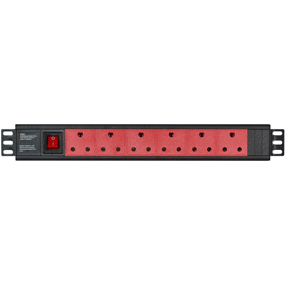 Linkqnet 6-port Dedicated Sa 3-pin Rackmount Metal Multiplug Pdu — LinkQnet | Guards on Duty Shop