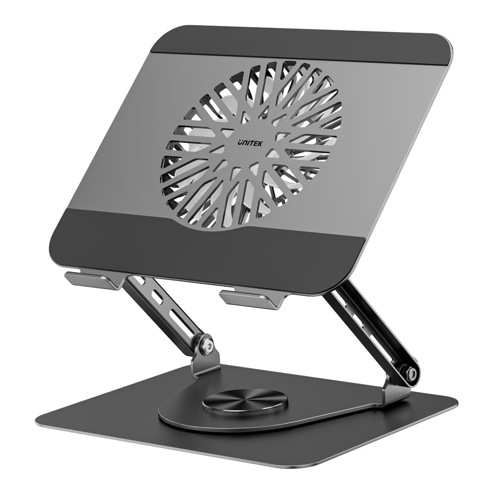 UNITEK OT1098A ADJUSTABLE LAPTOP STAND WITH DETACHABLE COOLING FAN