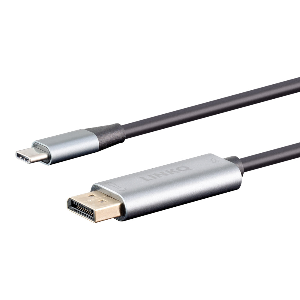 LINKQNET 1.8M USB TYPE-C TO DISPLAYPORT BI-DIRECTIONAL ADAPTER CABLE - Guards On Duty Shop & Security Guards