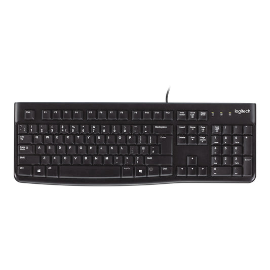 LOGITECH K120 WIRED KEYBOARD USB BLACK