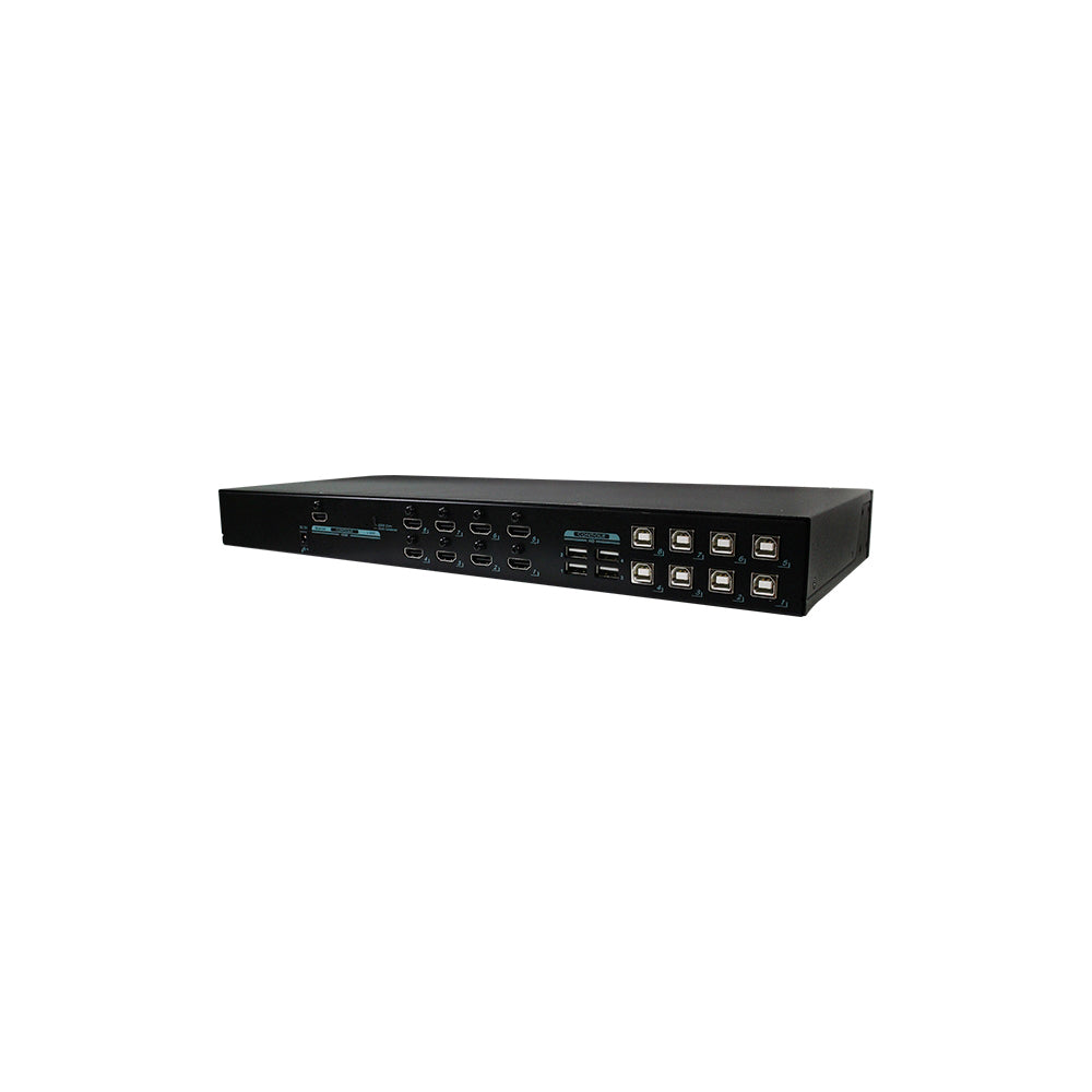 REXTRON KNVM-08A2 8-PORT 4K @30HZ HDMI KVM SWITCH WITH MOUSE CONTROL AND BROADCAST MODE - Guards On Duty Shop & Security Guards