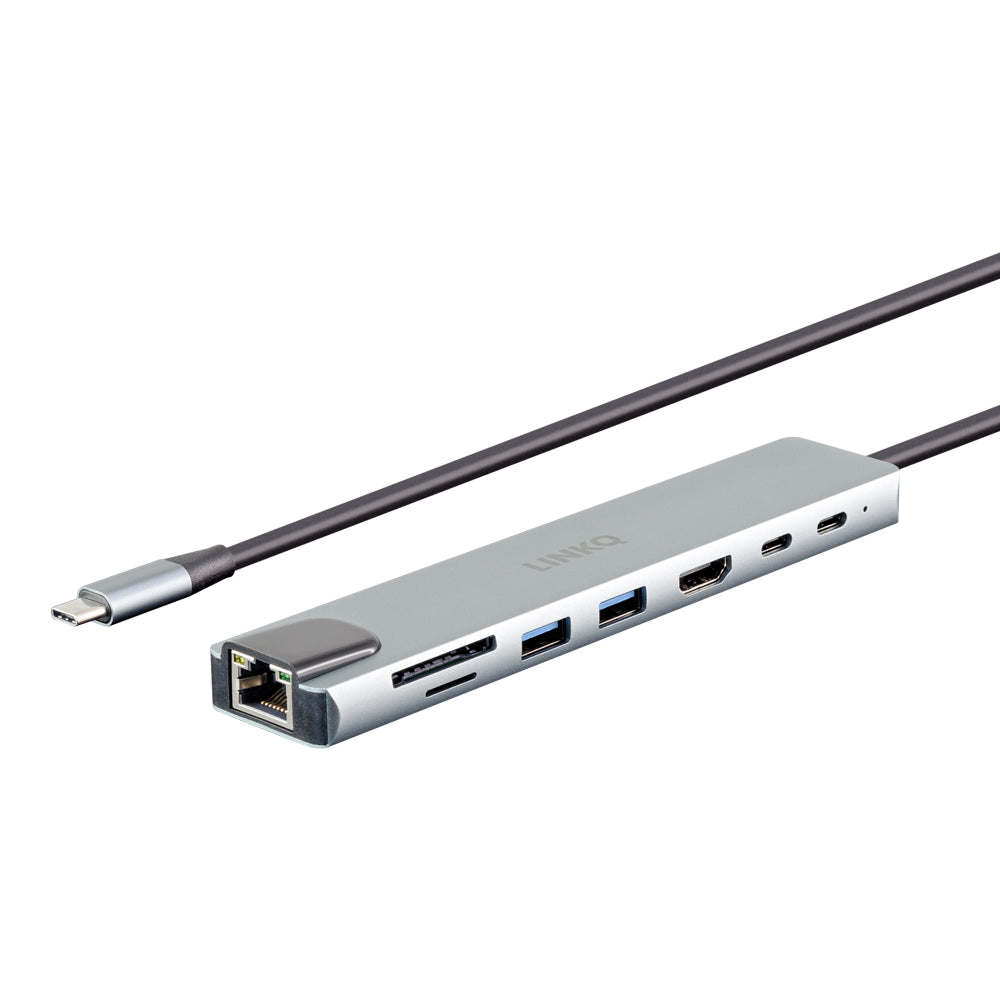 LINKQNET 8-P,HDMI,2X USB3,PD,ETH,USB TYPE-C,SD,TF - Guards On Duty Shop & Security Guards