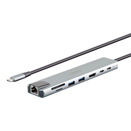 LINKQNET 8-P,HDMI,2X USB3,PD,ETH,USB TYPE-C,SD,TF - Guards On Duty Shop & Security Guards