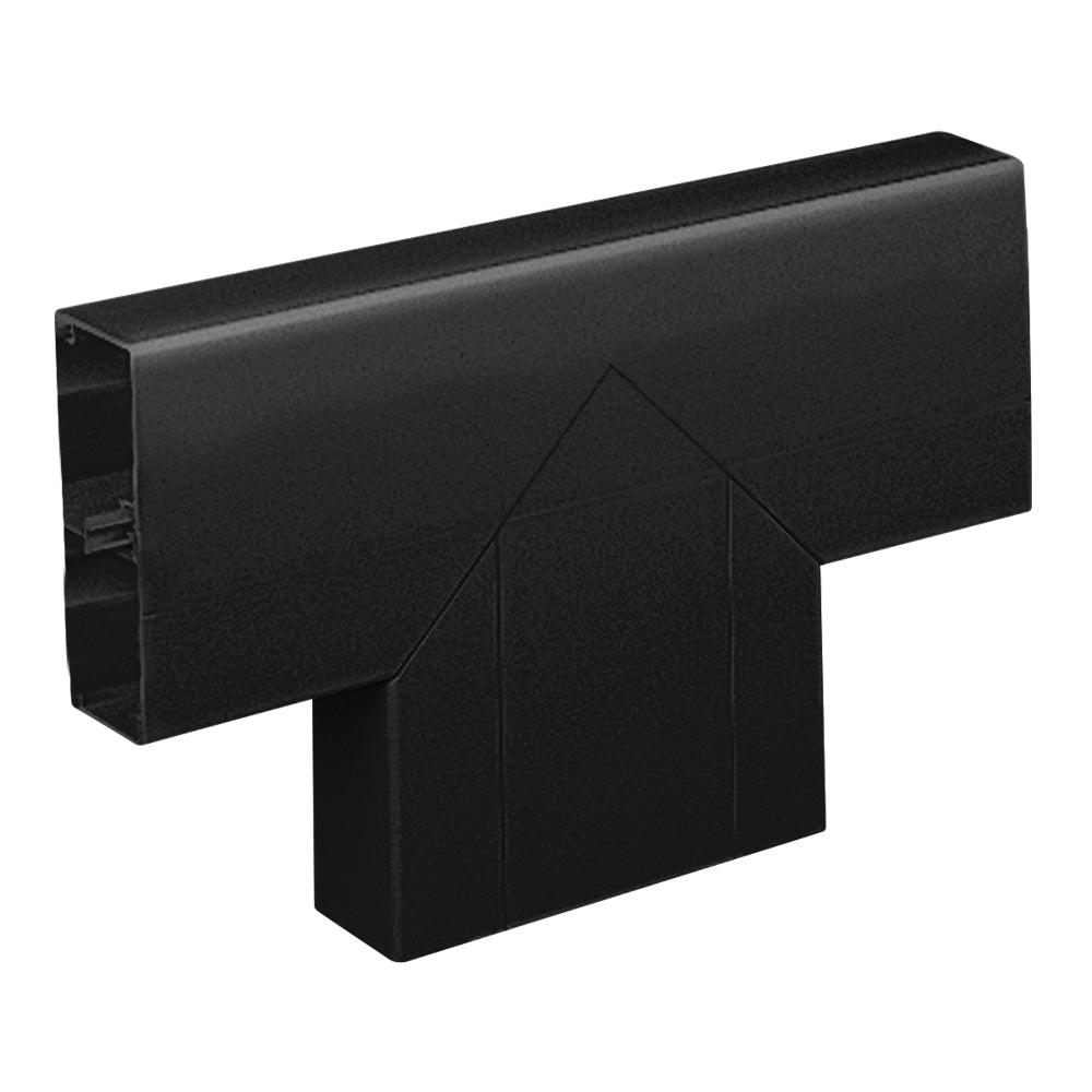 DECORDUCT DDT30BK FLAT TEE - 165 × 55MM - BLACK - Guards On Duty Shop & Security Guards