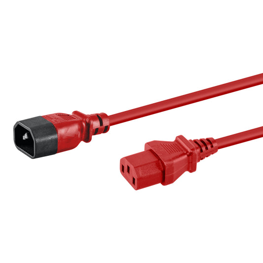 LINKQNET 1.8M POWER EXTENSION "KETTLE" CABLE - RED - Guards On Duty Shop & Security Guards