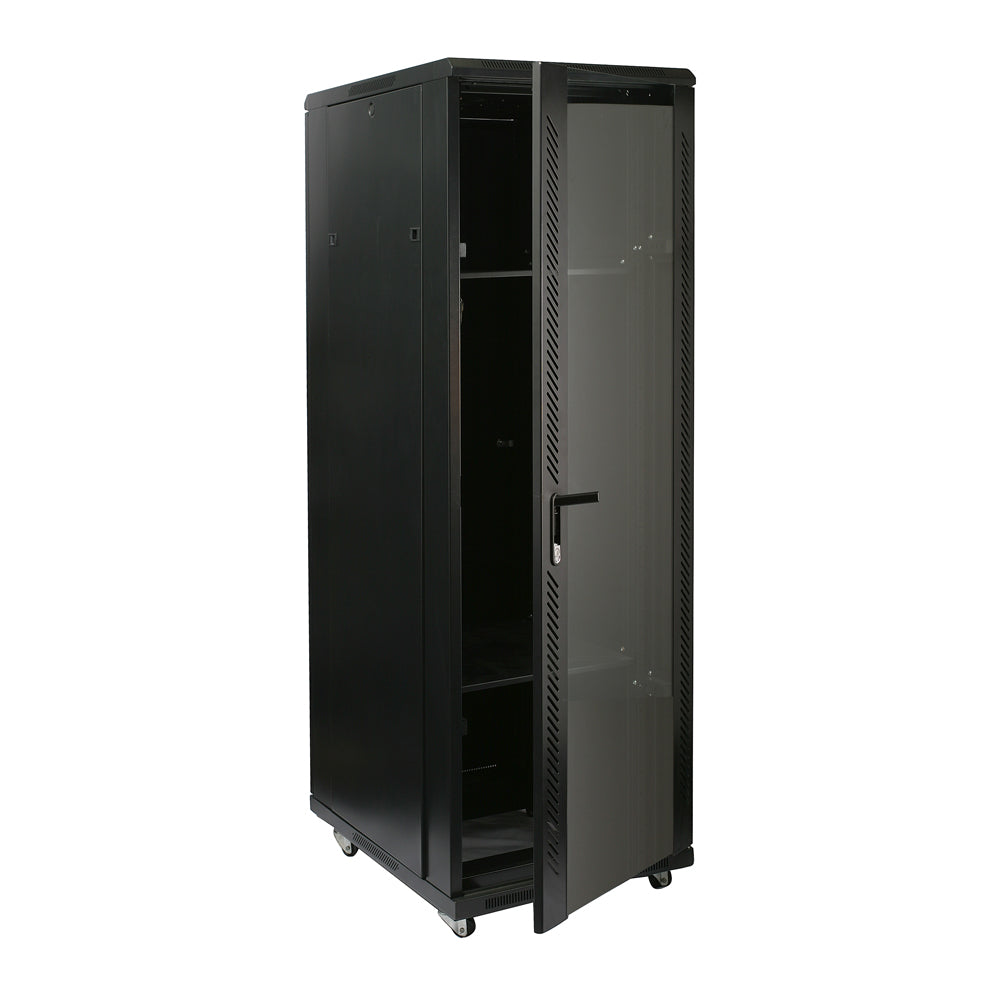37U 600X1000MM, GLASS DOOR, 4 FANS, 2 SHELVES.. - Guards On Duty Shop & Security Guards