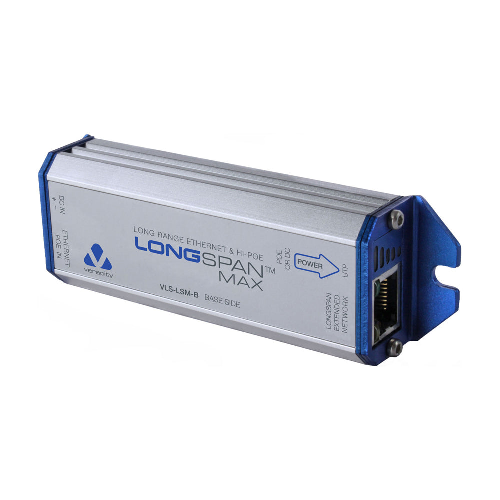 VERACITY VLS-LSM-B LONGSPAN MAX 90W HIGH POWER POE BASE UNIT - Guards On Duty Shop & Security Guards