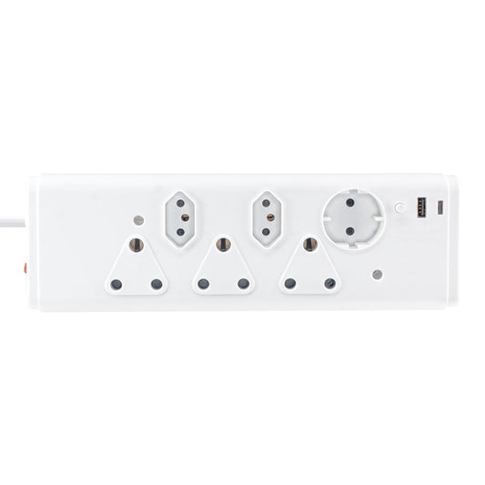 LINKQNET 6-PORT MULTIPLUG WITH DUAL USB CHARGING - Guards On Duty Shop & Security Guards