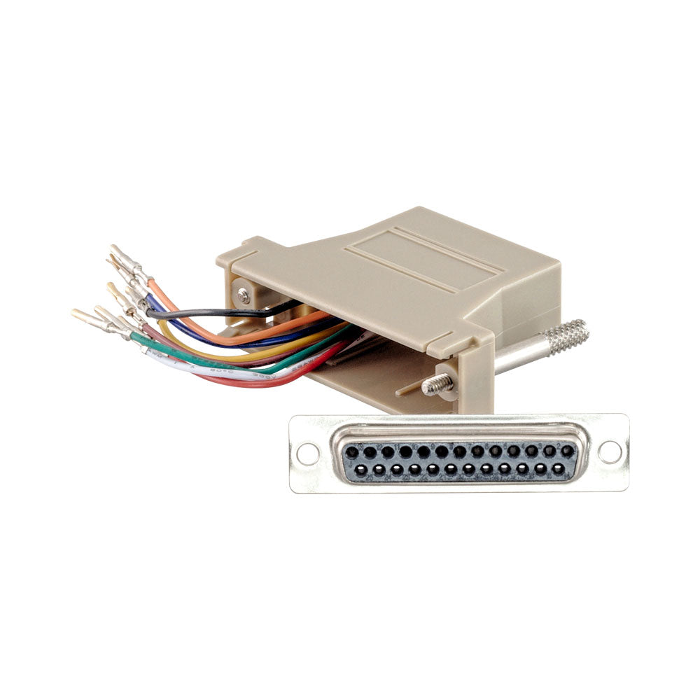 LINKQNET DB25 FEMALE TO RJ45 ADAPTER WITH CONFIGURABLE PINOUT - Guards On Duty Shop & Security Guards
