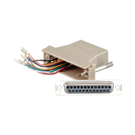 LINKQNET DB25 FEMALE TO RJ45 ADAPTER WITH CONFIGURABLE PINOUT - Guards On Duty Shop & Security Guards