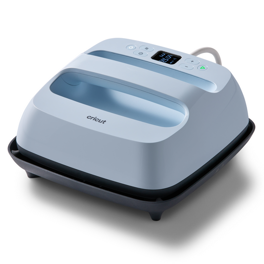 2009148 - Cricut EasyPress 3 9X9 (Zen Blue); 22.5x22.5cm size ideal for basic T-shirts; tote bags; pillows; aprons; and more