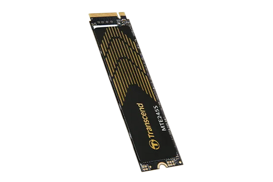 TRANSCEND 250GB MTE245S PCI-E GEN 4X4 M.2 NVMe 2280 SSD 3D NAND - 3200 MB/s Read1800 MB/s Write - 150 TBW