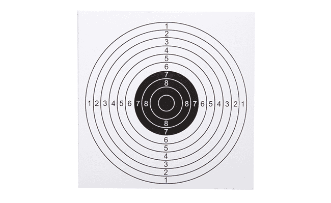 Card Targets (100 Pack)