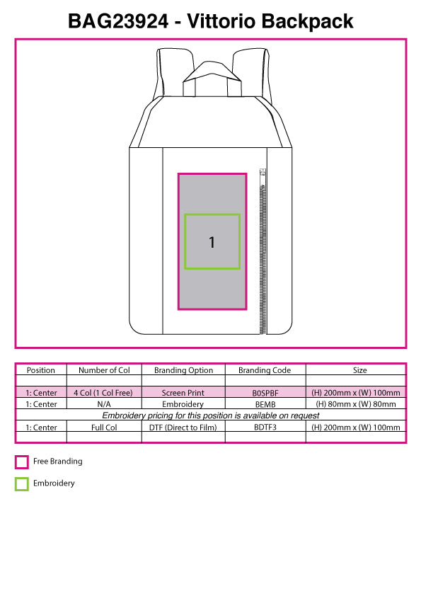 Vittorio Backpack