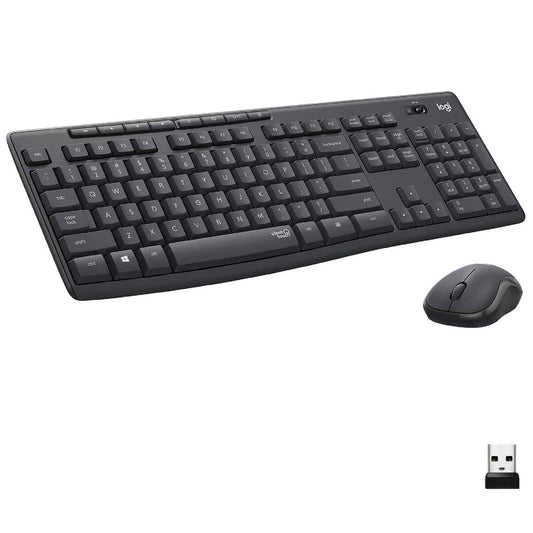 Logitech MK295 Black Silent Wireless Keyboard & Mouse Combo