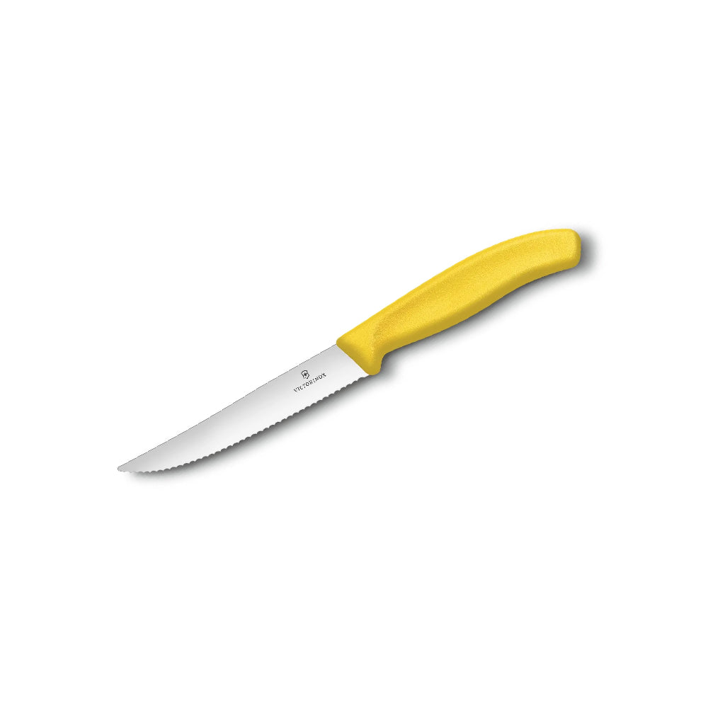Victorinox Swissclassic Gourmet Steak Knife Wavy Edge Yellow- 6.7936.12L8