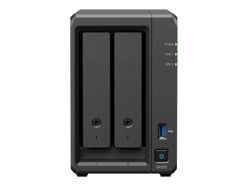 Synology DP320 ActiveProtect Appliance - Desktop AMD R1600 CPU 2 x 8 TB HDD (RAID 1); 8GB RAM 3 yr warranty