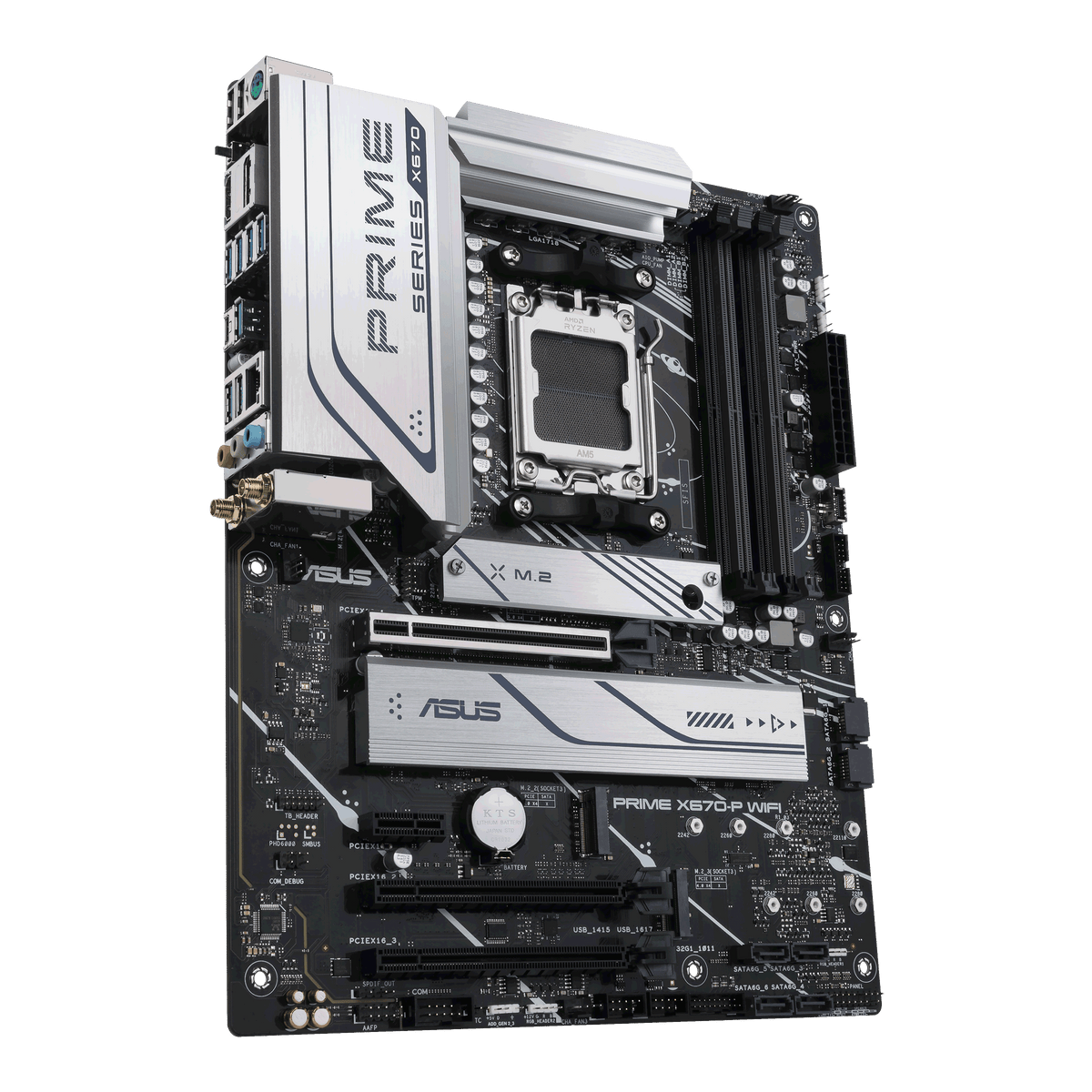 ASUS Motherboard/ATX/AM5/4xDIMM/Max. 192GB/DDR5/1xDP/1xHDMI/3xPCIe4.0x16/1xPCIe3.0x1/3xM.2/ 6xSATA/RAID/30.5 cm x 24.4 cm.