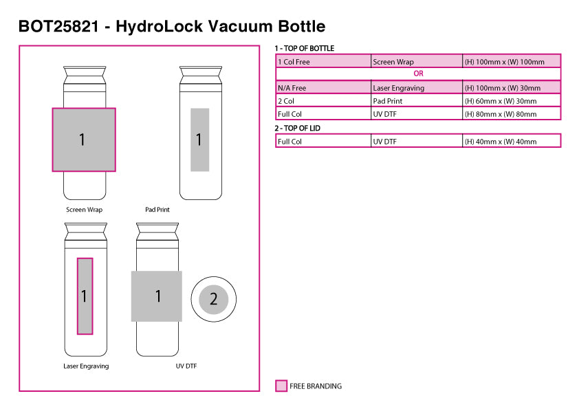 HydroLock Vacuum Bottle