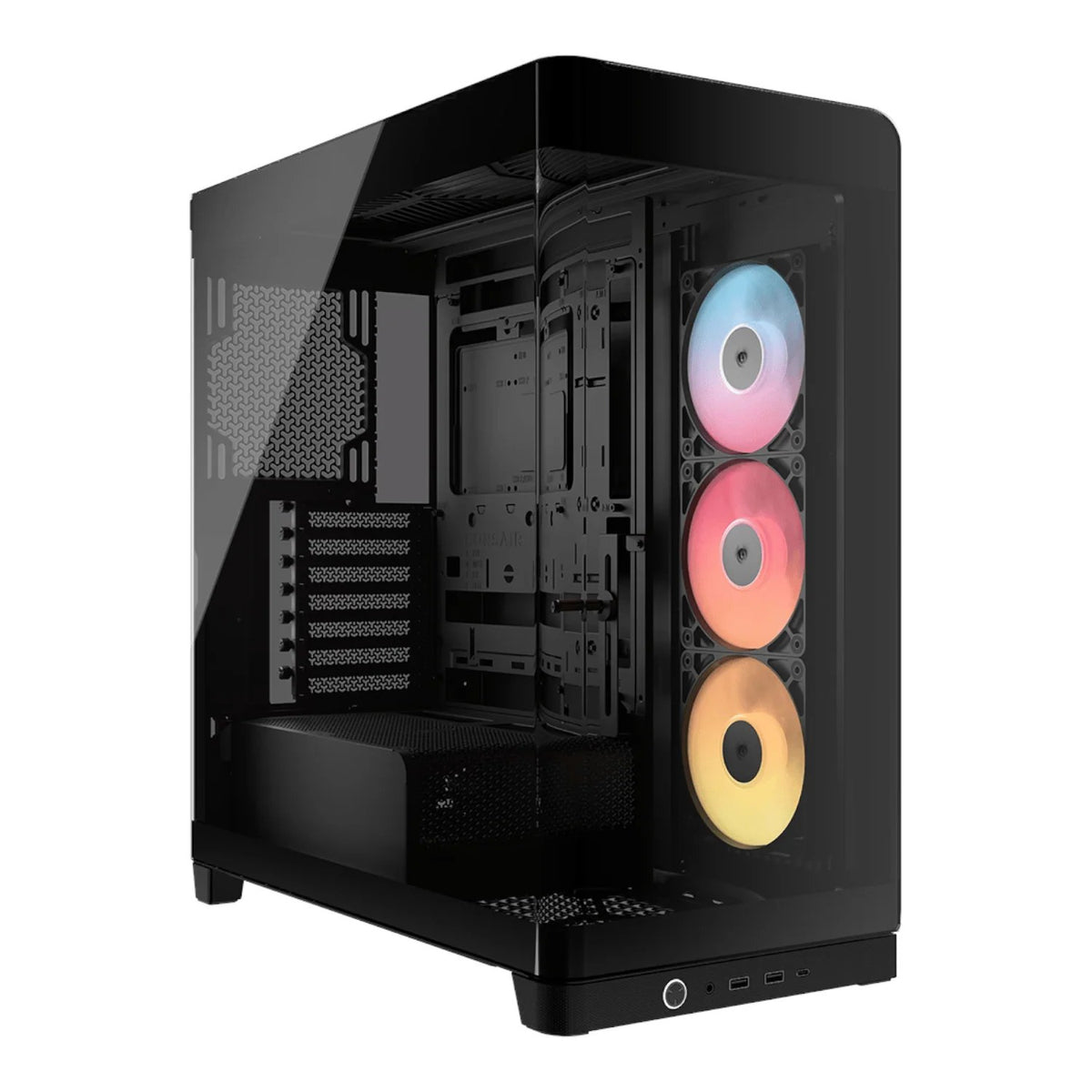 FRAME 4500X RS-R ARGB Panoramic Glass Mid-Tower PC Case;includes 3x RS120-R ARGB Fans ; 4x 2.5'' ; 2x 3.5''  Black