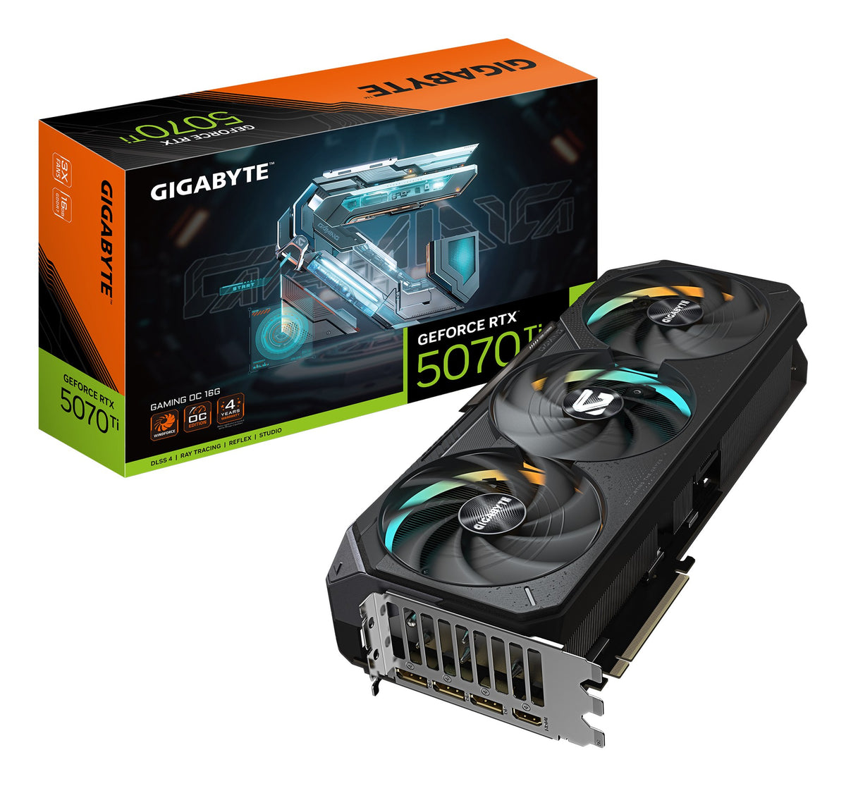 GIGABYTE nVidia GeForce RTX™ 5070Ti GAMING OC - 16GB GDDR7 HDMIx1/DPx3