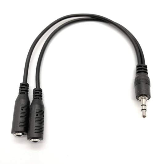 3.5mm 1 x Male to 2 x Stereo Female Cable — LinkQnet | Guards on Duty Shop