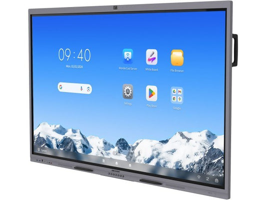 Hikvision 65" Interactive Display  4K  Android 14  memory 8GB  build-in 128GB storage  480 nit  50 points infrared touch  Full function Type-C 100W*2 VGA input*1  HDMI input *3  HDMI output*1  Dual Wi