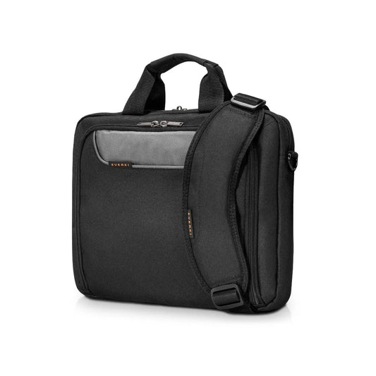 EVERKI ADVANCE BRIEFCASE | Fits up to 14 inch laptops | ECO-friendly | Trolley handle pass-through