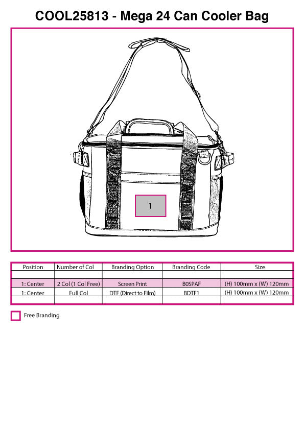 Mega 24 Can Cooler Bag
